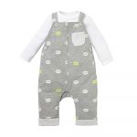 Baby All in Kakoo Grey For Boys